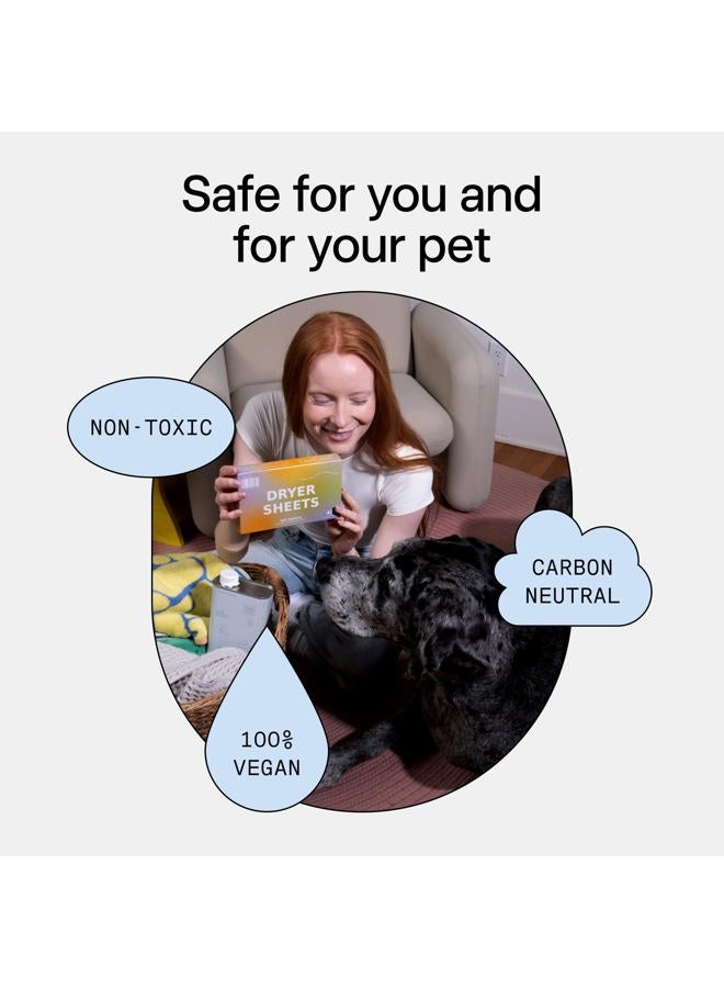 dedcool Dryer Sheets | Xtra Milk | 40 Count | Non-Toxic Vegan Fabric Softener | Bergamot, Vanilla & Amber Scent | Gentle on Sensitive Skin | Softens & Freshens | Premium Laundry Supplies - Image 5