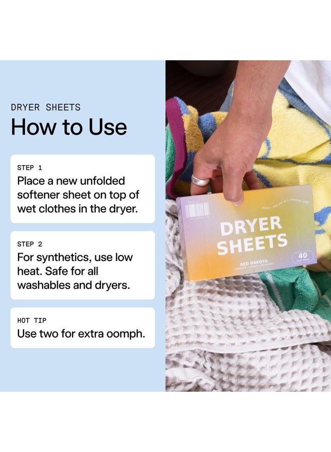 dedcool Dryer Sheets | Xtra Milk | 40 Count | Non-Toxic Vegan Fabric Softener | Bergamot, Vanilla & Amber Scent | Gentle on Sensitive Skin | Softens & Freshens | Premium Laundry Supplies - Image 3