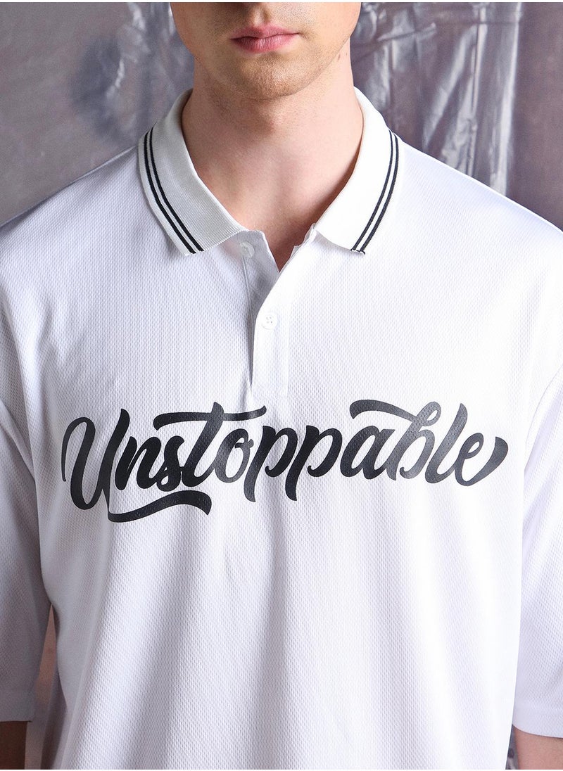 Hubberholme Men Streetletics Printed T-Shirt & Shorts Oversized fit Mesh Co-ord Set  - Image 4