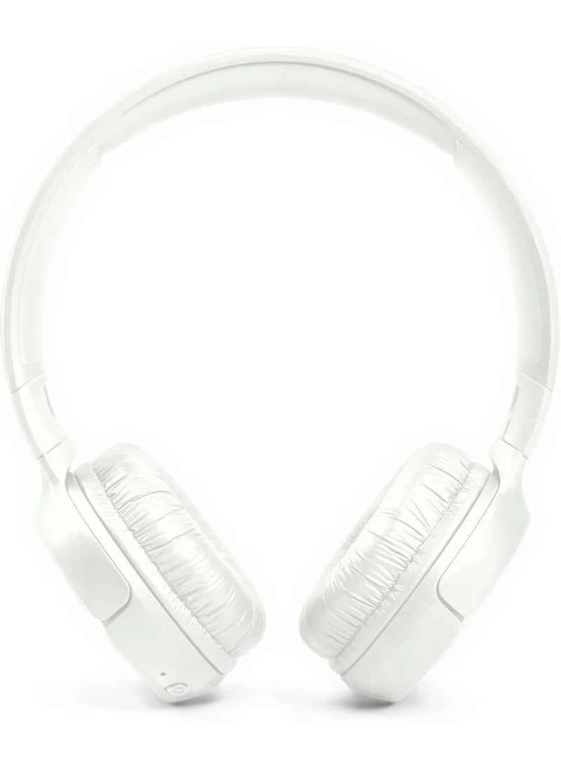أب سماعات رأس لاسلكية بلوتوث UP UH-1 فوق الأذن | مكبرات صوت 40 مم | تصميم قابل للطي | دعم AUX | أبيض - Image 1