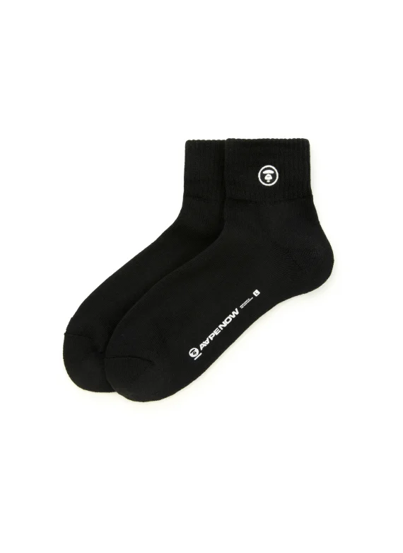 AAPE AAPENOW moonface logo socks