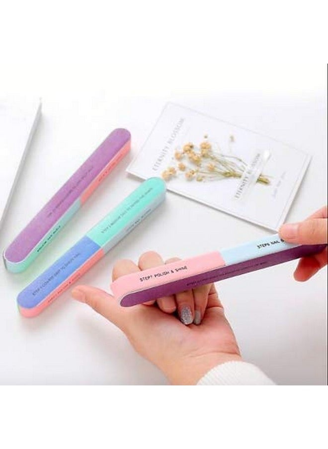 VITALOGY Nail File And Buffer For Pedicure And Manicure 7 Ways Filer For Nail Repair Nail Care Tool Washable Emery Boards Allinone Shaping & Buffing Easy To Use For Women And Men Pack Of 2  - Image 2