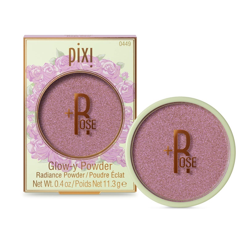 Pixi Beauty +Rose Glow-y Powder | Rose Extract Infused Color Tint Soothes & Hydrates Skin | Use As Blush Or Highlighter To Enliven Complexion | 0.4 Oz - Image 2