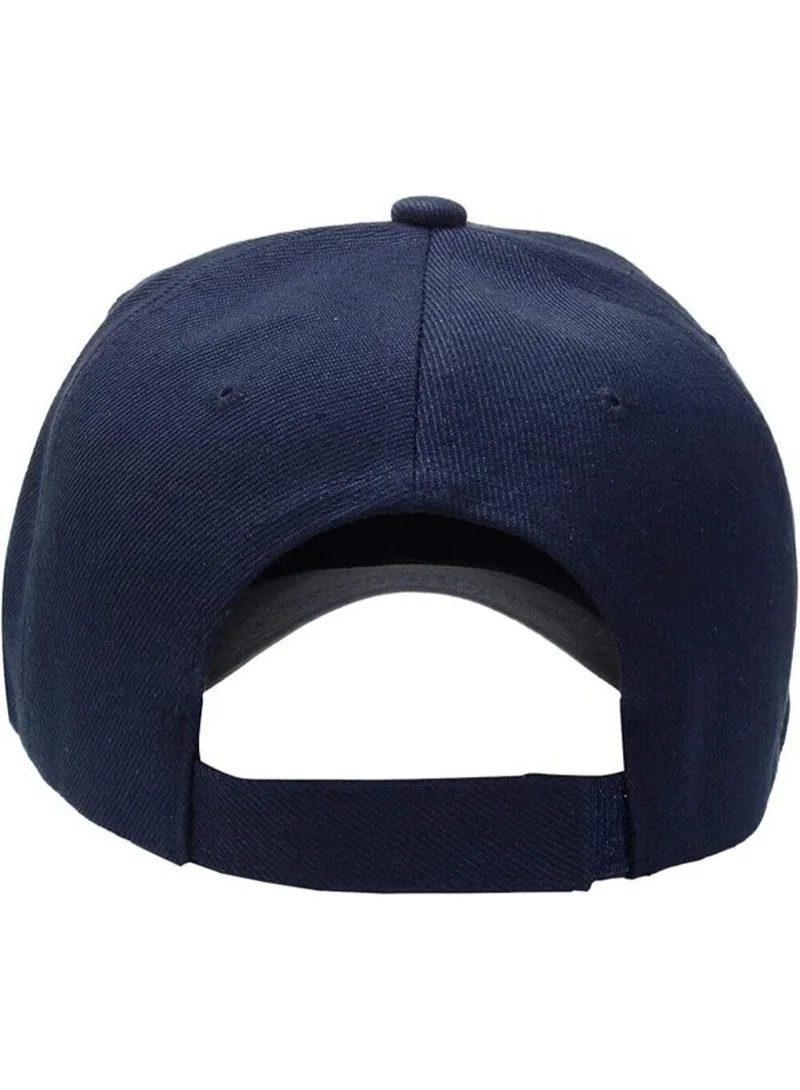 Mobcos Navy Blue 100% Cotton Navy Blue Baseball Dad Cap - Adjustable Size Hat for Running, Workouts, and Outdoor Activities - Baseball Cap for Men and Women  | Best Price UAE