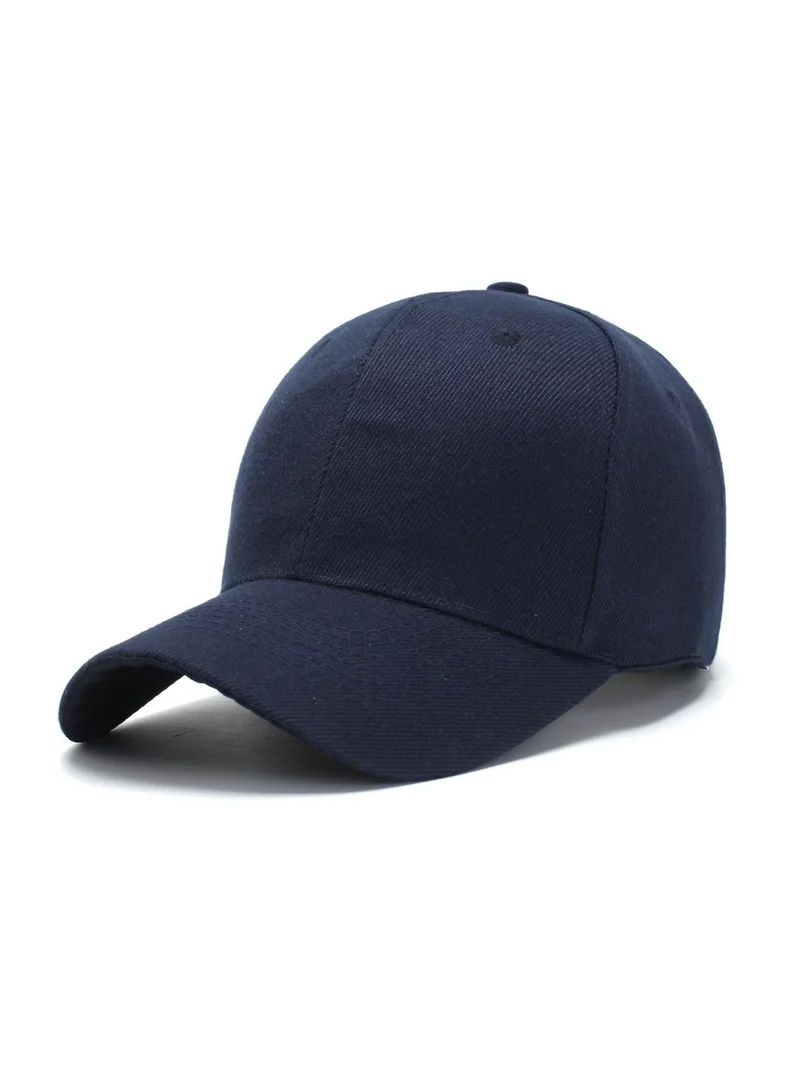 Mobcos 100% Cotton Navy Blue Baseball Dad Cap - Adjustable Size Hat for Running, Workouts, and Outdoor Activities - Baseball Cap for Men and Women