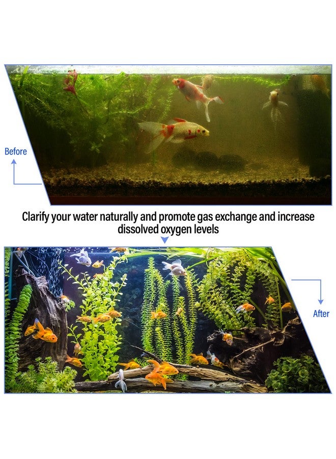 Hortsun 300 Pieces Bio Balls Pond Filter Aquarium Filter Media 1.26 Inch Saltwater Aquarium Filter Biochemical Cotton Pond Filter Accessories and 5 Pieces Black Mesh Bags for Fountain Fish Tank - Image 3