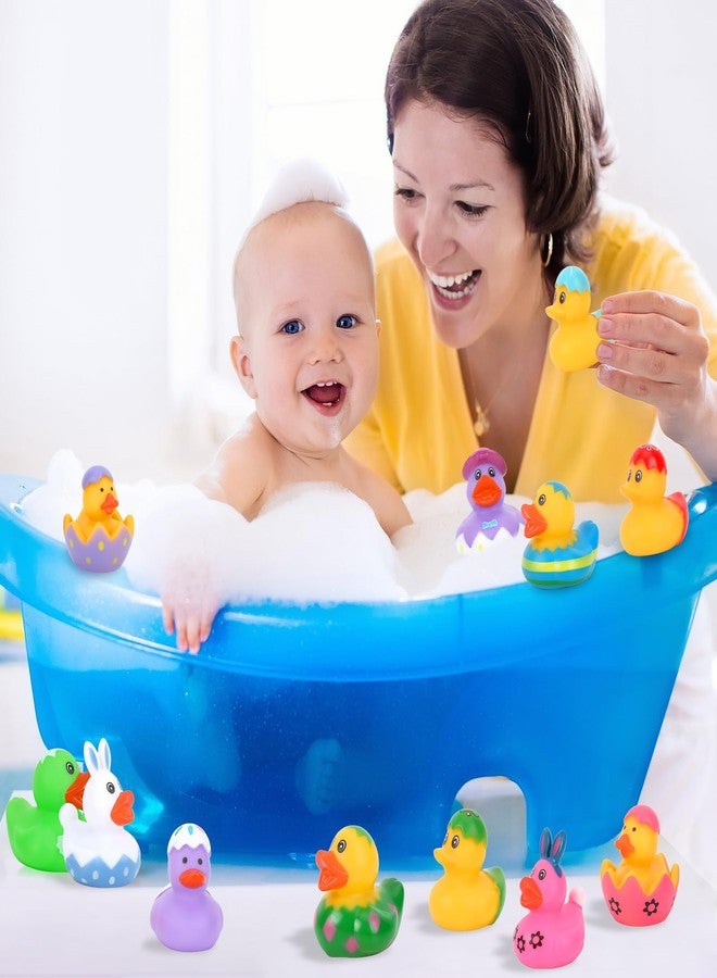 JULBEAR 24Pcs Rubber Ducks Set Basket Stuffers Accessories Party Supplies - Image 4