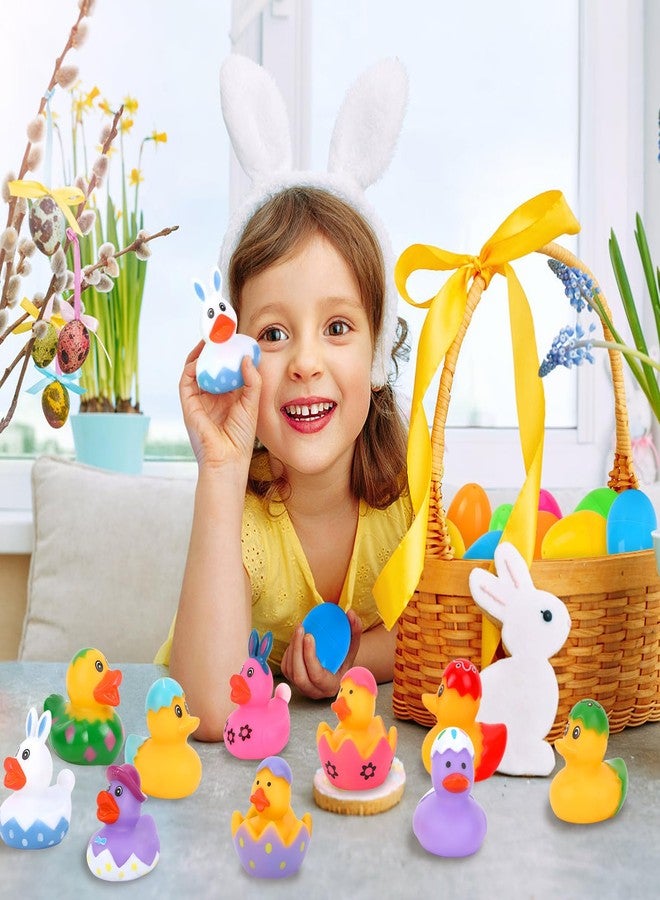 JULBEAR 24Pcs Rubber Ducks Set Basket Stuffers Accessories Party Supplies - Image 2