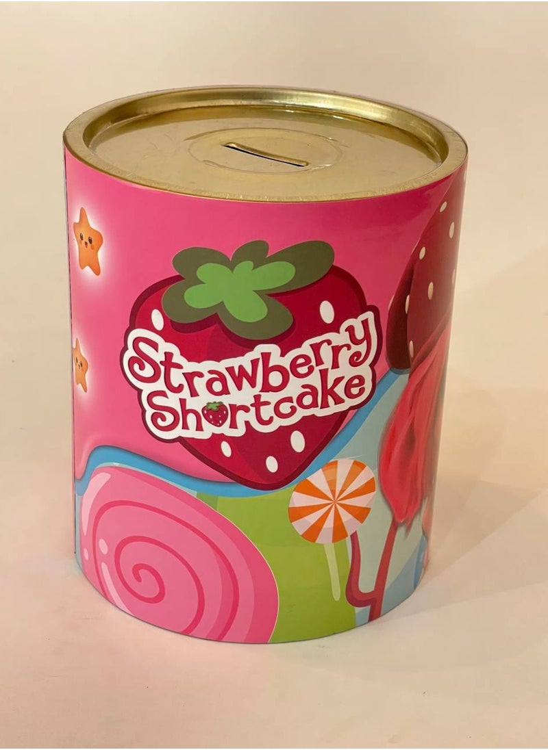 FUN MOMENT 15×13 cm strawberry personalized metal children's Money bank  - Image 2