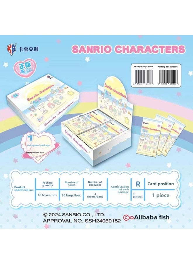 Kabao Sanrio Card Polaroid Party Plan Collection Card Collection Color Paper Sanrio Family Animation Card