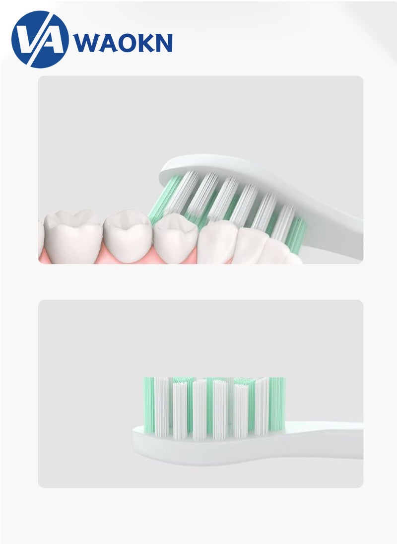 WAOKN Rechargeable Sonic Electric Toothbrush High-frequency Vibration IPX7 Waterproof Power Toothbrush 6 Modes Adjustable and Smart Electric Toothbrush with 4 Detachable Soft-bristle Brush Heads - Image 4