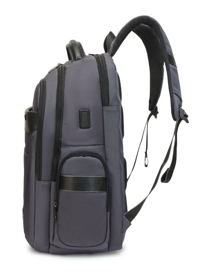 Stargold - Professional Laptop Backpack 19 Inch With USB Charging Port, Trolley Webbing, and Multiple Compartments, Durable Polyester & PU Material - Image 1