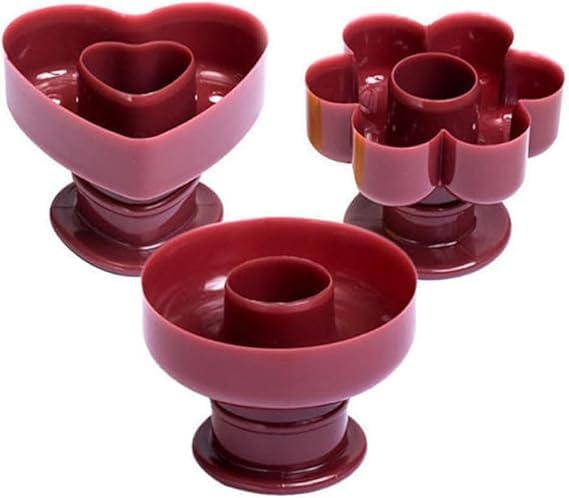 CHOCO DECOR 3Pcs Baking Mold Round Baking Pan Silicone Molds Chocolate Chip Muffins Donut Baking Tray Heart Donut Cake Baking Tray - Image 1