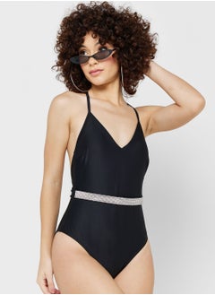 NEW LOOK High Leg Swimsuit  - Image 1