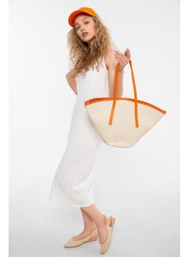Saria Moda Saria Fashion Women's Colorful Piping Tote Shoulder Bag  - Image 1