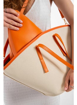 Saria Moda Saria Fashion Women's Colorful Piping Tote Shoulder Bag  - Image 5