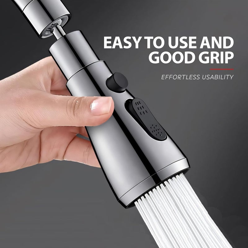 MIORAH Kitchen Tap Extender – 360° Rotating Faucet Extension for Kitchen Sink | Water Saving & Easy Install - Image 5
