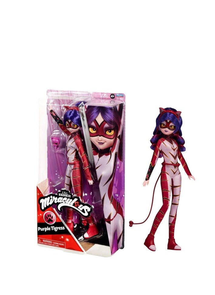 Miraculous Miraculous Heroez Fashion Doll Asst - Purple Tigre 