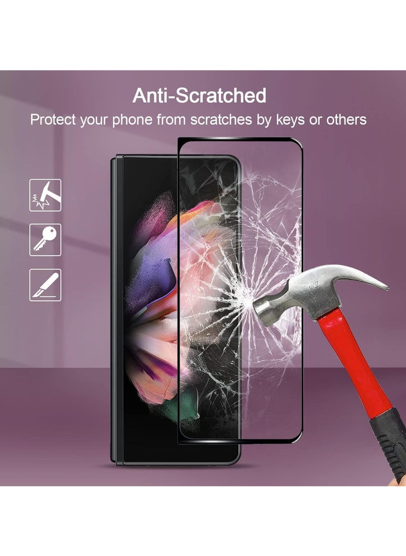 Generic - 2 Pack Screen Protector for Samsung Galaxy Z Fold 6 Front Tempered Glass Full Coverage Screen Guard 9H Hardness Anti Fingerprint Scratch Resistance for Samsung Galaxy Z Fold 6 - Image 1