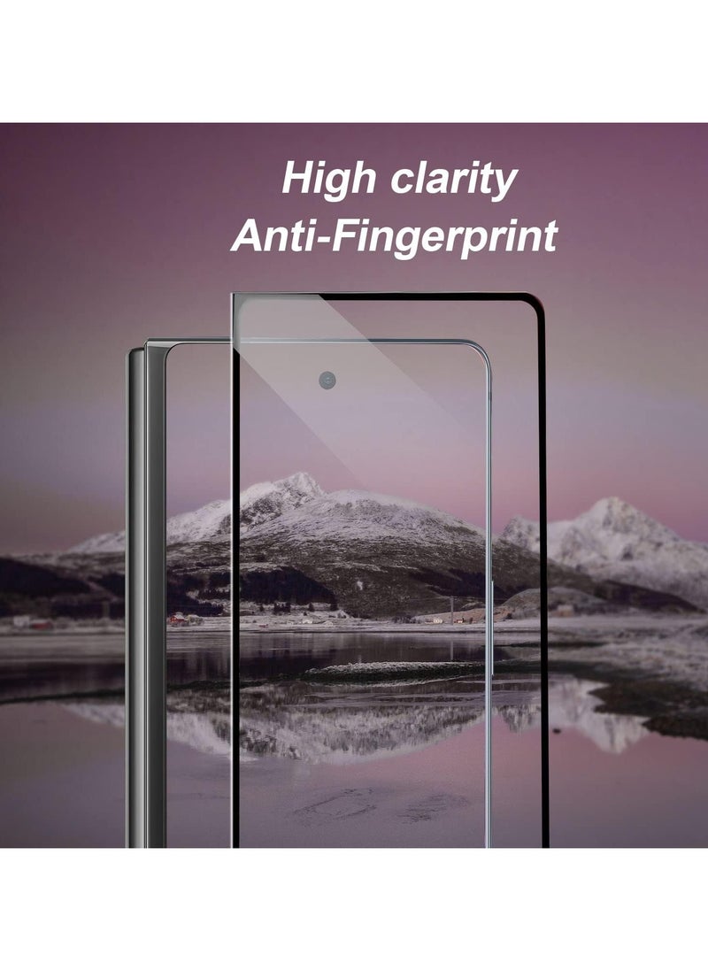 Generic - 2 Pack Screen Protector for Samsung Galaxy Z Fold 6 Front Tempered Glass Full Coverage Screen Guard 9H Hardness Anti Fingerprint Scratch Resistance for Samsung Galaxy Z Fold 6 - Image 1