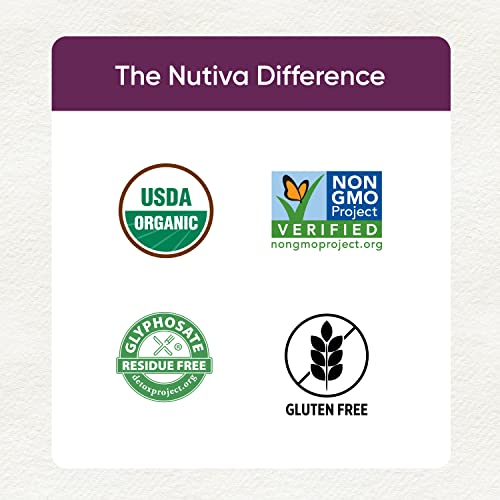 Nutiva USDA Organic Premium Nutrient-Dense Raw Black Chia Seeds with 3g Protein & 5g Fiber for Salads, Yogurt & Smoothies, Non-GMO, Vegan, Gluten-Free, Keto & Paleo, 32 Ounce - Image 5