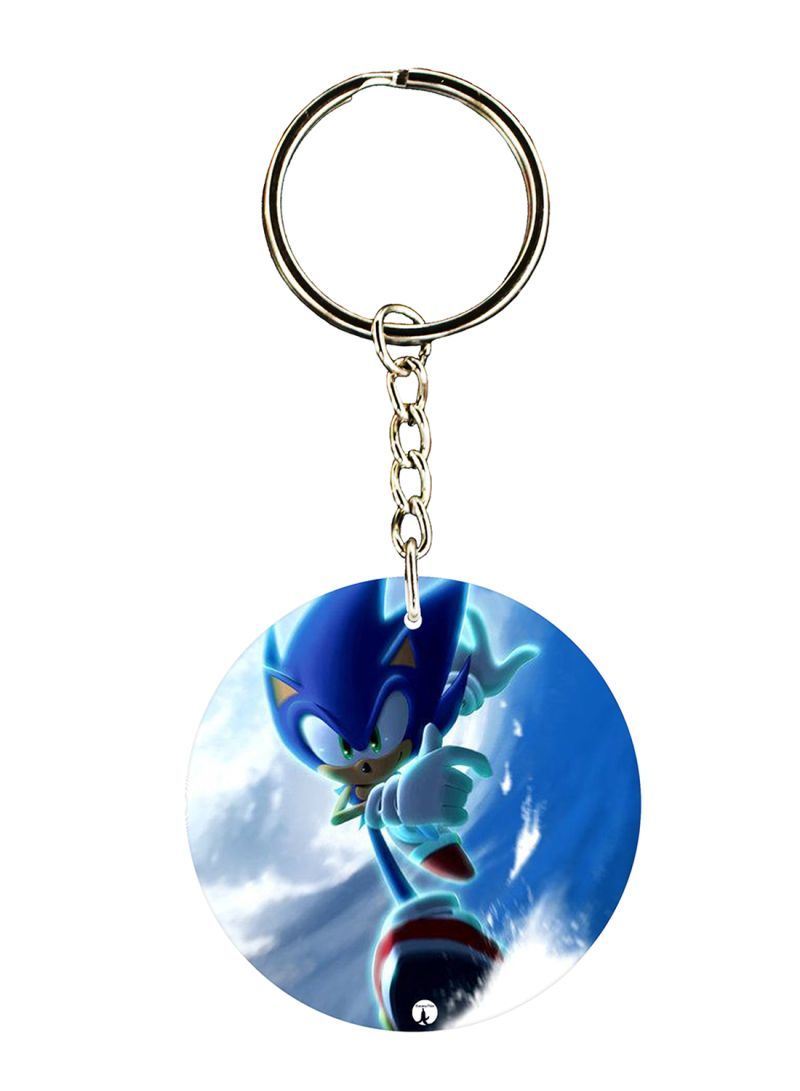 RKN Sonic Printed Keychain