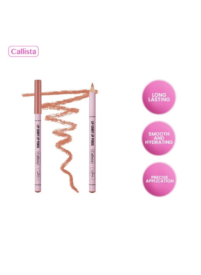 كاليستا قلم شفاه مطفي بلون 02 Sugarcane  لتعريف الشفاه بسلاسة وثبات طويل طوال اليو02 Sugarcanم - Image 4