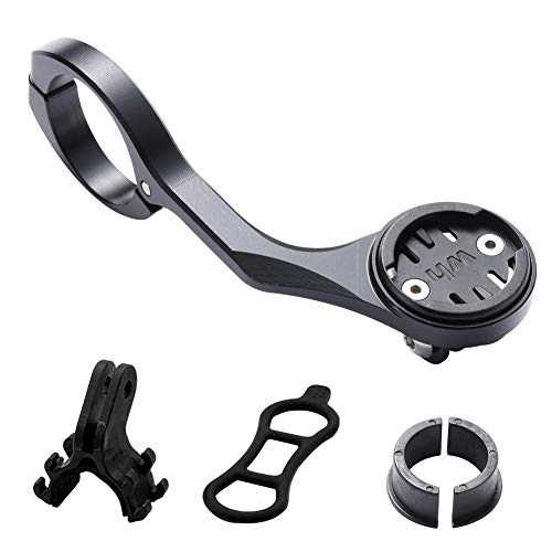 Dymoece Out Front Combo Mount,Biycle Handlebar Mount for Wahoo Elemnt,Elemnt Bolt,Elemnt Mini,Sport Action Camera and Bike Lights,Compatible Handlebar Sizes 31.8mm 25.4mm (Black) - Image 1