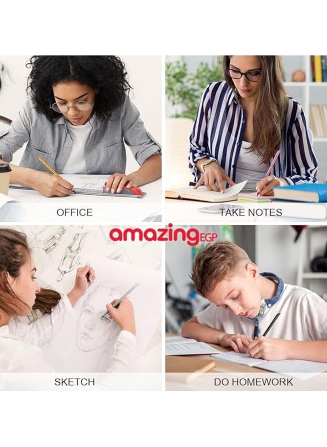 amazing.EGP Infinitely Reusable Metal Pencil, Long Lasting Inkless Metal Pencils, Stylish Metal Pencils for Art Drawing and Sketching, Erasable Infinite Graphite Metal Pencil (Pink) - Image 4