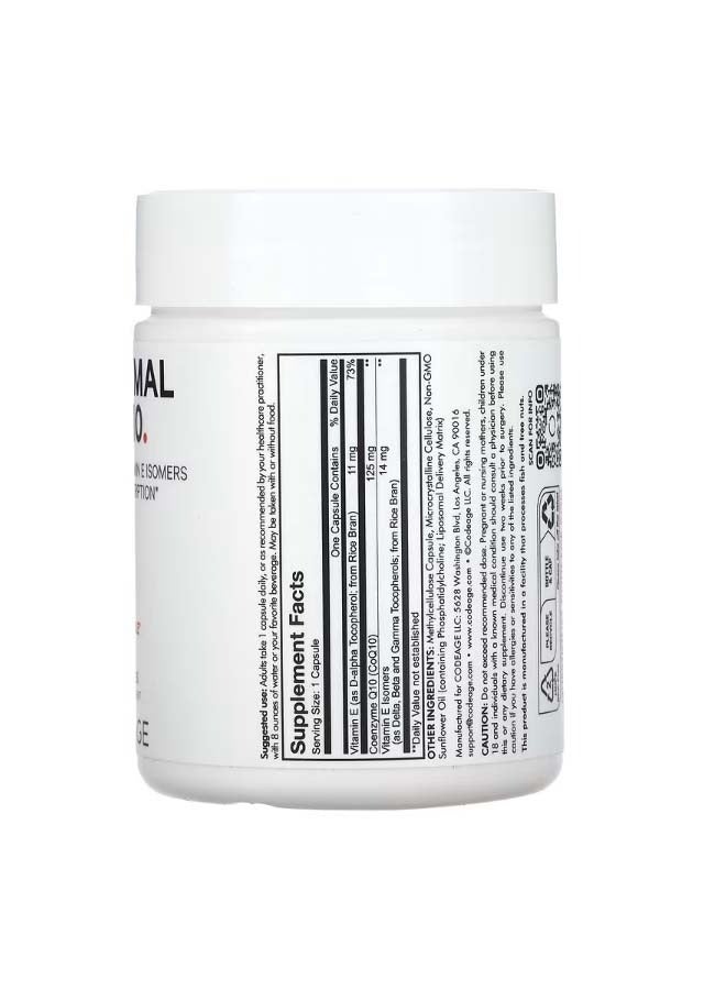 كوديدج Liposomal CoQ10 60 Capsules - Image 2