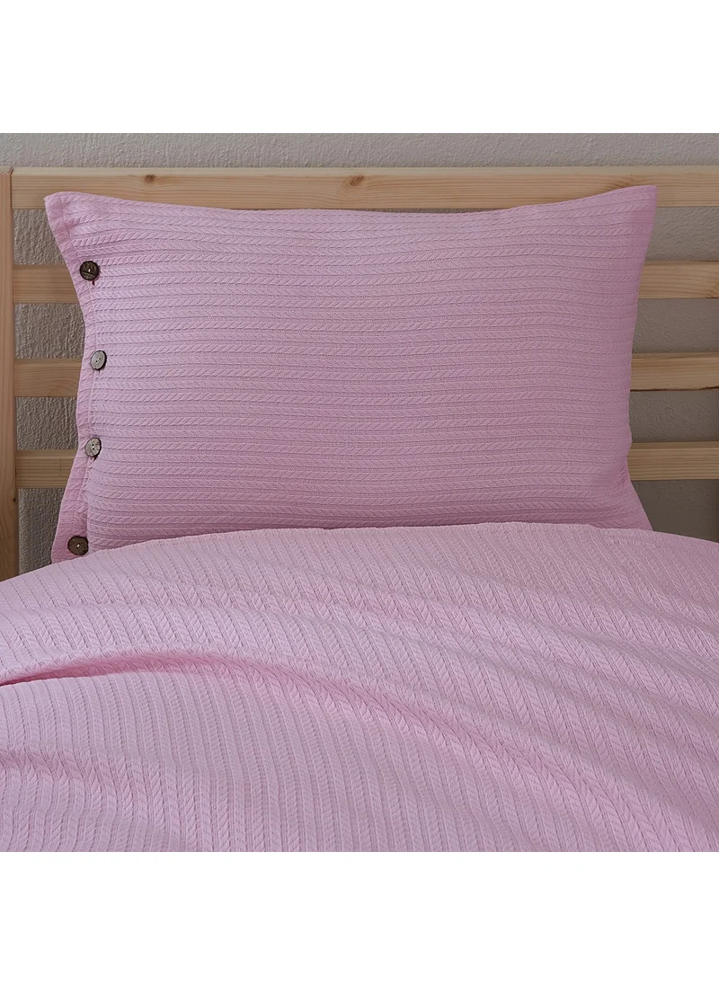 Meyn Collection Multi-Purpose Children's Room Single Pique Bedspread and Pillowcase