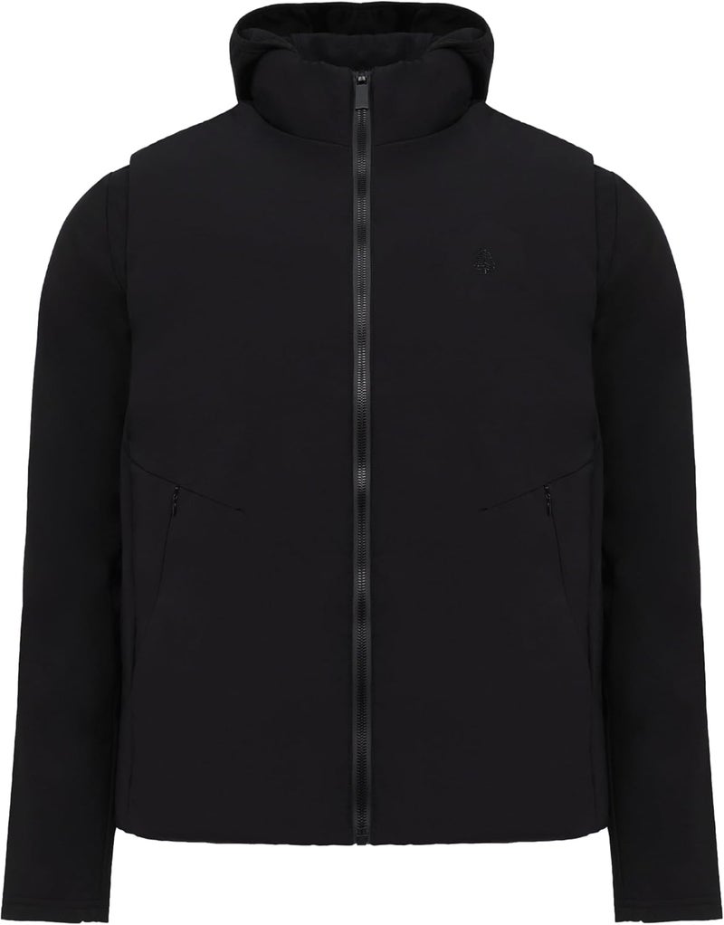 CEDRO 2-in-1 Black Jacket for Men - Image 1