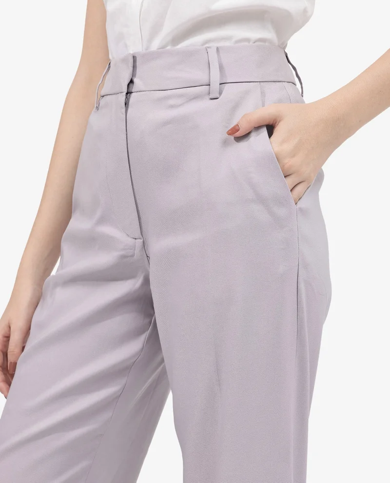 Rareism Women's Cotton Fabric Trouser