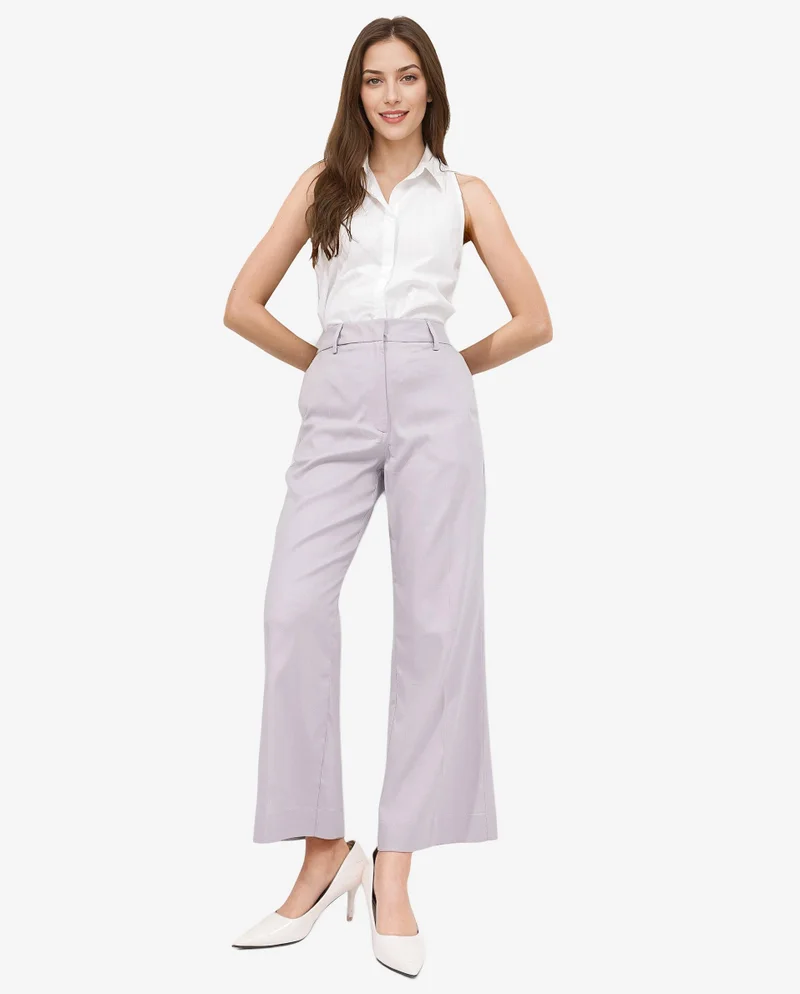 Rareism Women's Cotton Fabric Trouser