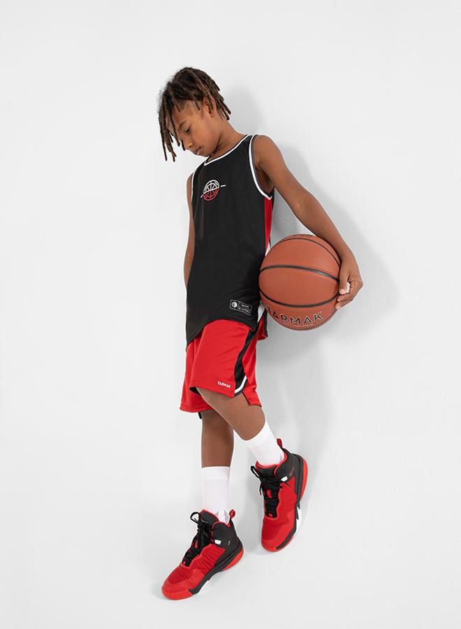 DECATHLON Kids' Reversible Sleeveless Basketball Jersey T500R - / - Image 3