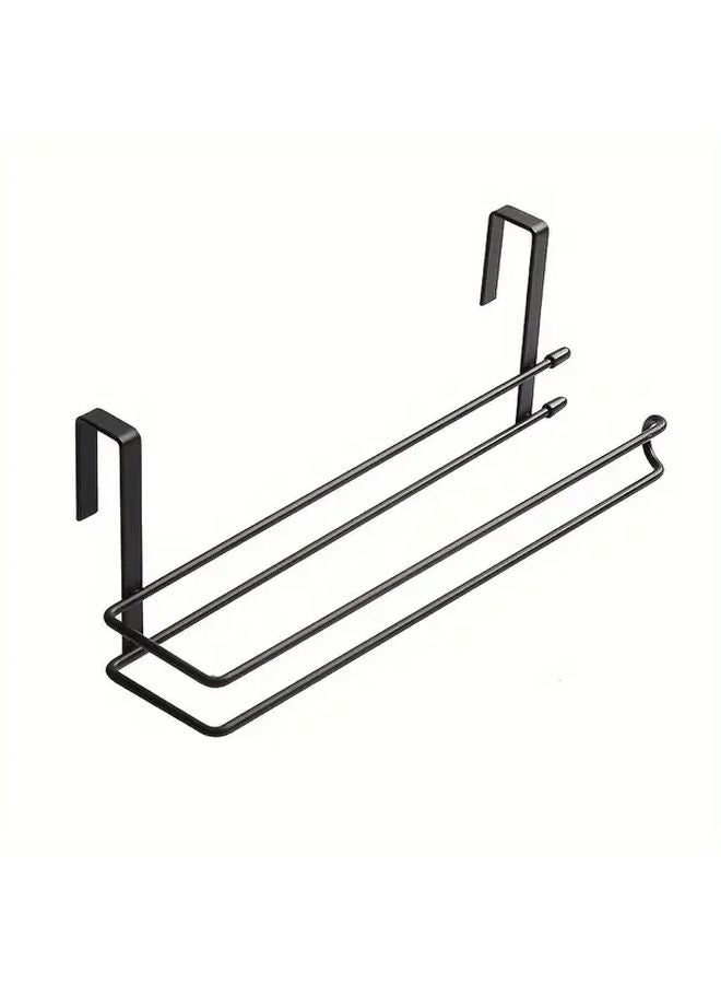 1 قطعة حامل ورق الحائط بدون حفر حامل رف ورق ثقيل حامل لفة مناديل كربون متين - Image 1