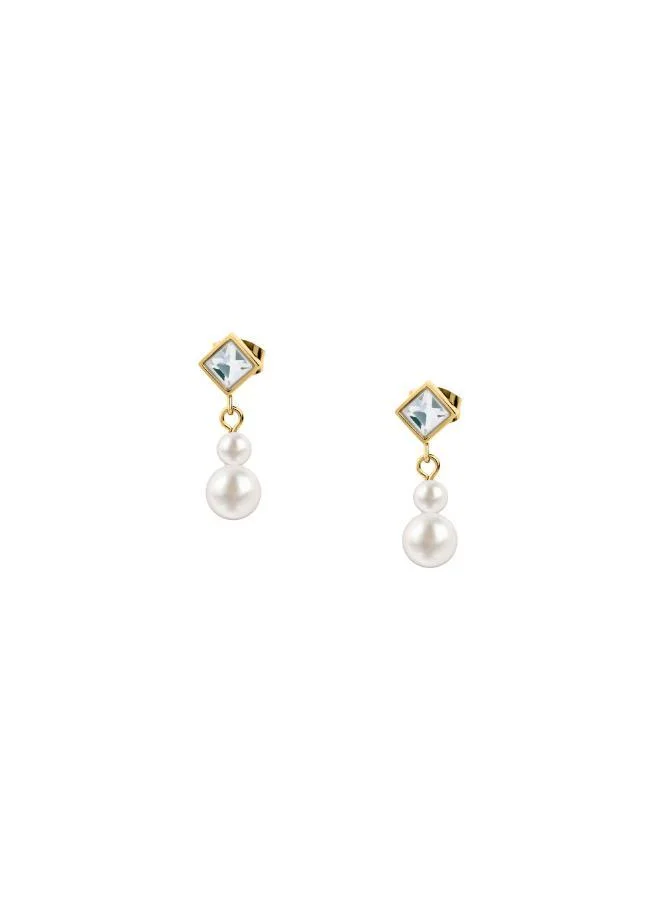 Karl Lagerfeld  Klayr22 Pearl Earrings  | Best Price UAE