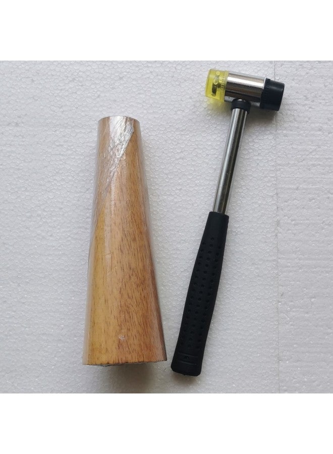Ring Bar Bracelet Bar Gold Sterling Silver Jewelry Plastic Repair Tool Round Correction Oval Wooden Stick Plastic Hammer-Model:5 "short Iron Bar  - Image 5