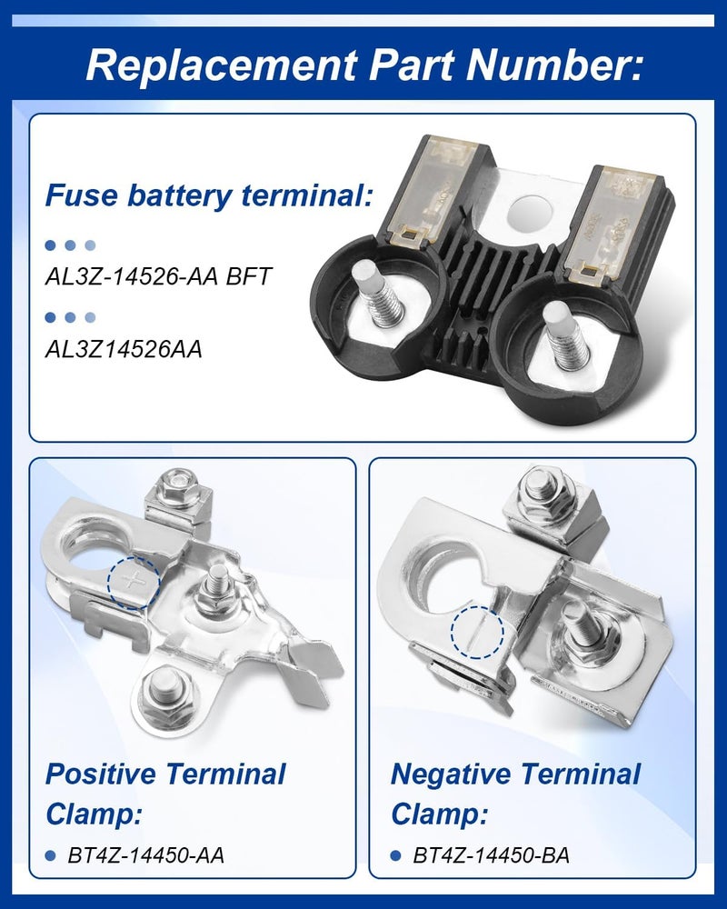 ANODZU Battery Terminal Clamp and Fuse Terminal for Ford F-150 - Image 5