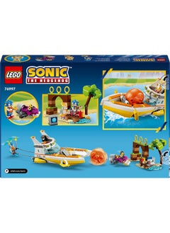 LEGO LEGO Sonic the Hedgehog Tails’ Adventure Boat Toy 76997 Building Toy Set (393 Pieces)  - Image 2