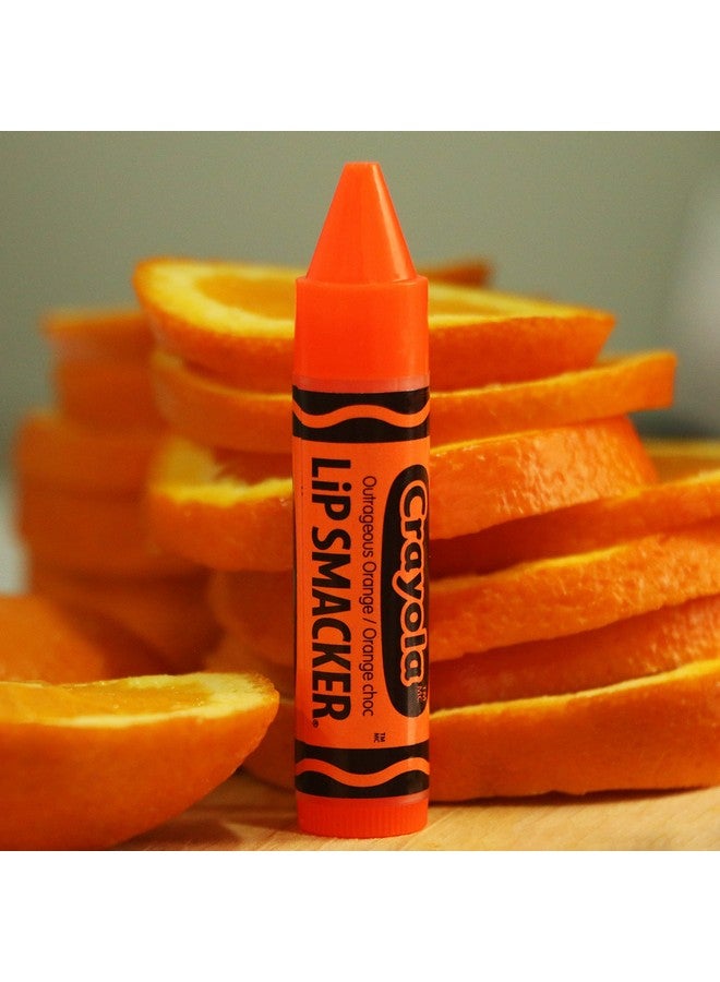 ليب سماكر مجموعة مرطب شفاه كرايولا للحفلات - 8 مرطبات شفاه، غزل البنات، البرتقال، الشربات، البطيخ، التوت، التفاح، الموز، مرطب وواقي - خالٍ من القسوة - Image 2