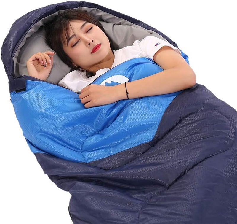 SWTMERRY Sleeping Bag 3 Seasons (Summer, Spring, Fall) Warm & Cool Weather - Lightweight,Waterproof Indoor & Outdoor Use for Kids, Teens & Adults for Hiking and Camping - Image 4