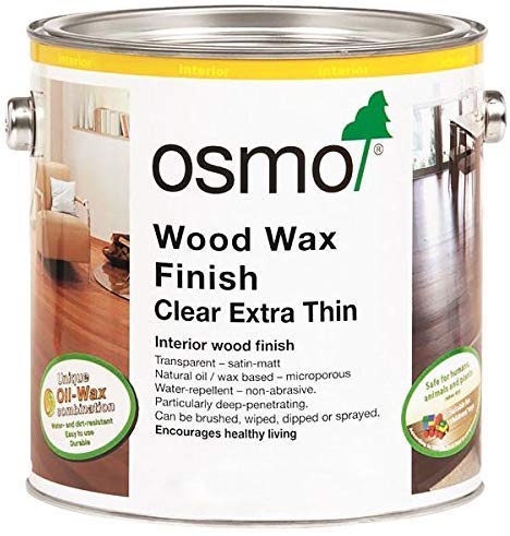 Osmo Wood Wax Finish Extra Thin, 1101 Clear - .125 Liter - Image 4