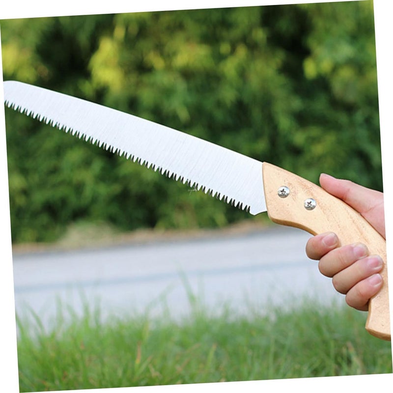 Luxshiny Garden Pruning Saw Hand Saw for Wood Cutting and Fruit Tree Trimming, Household Domestic Gardening Tool Sharp Blade, Suitable for Woodworking and Outdoor Use - Image 4