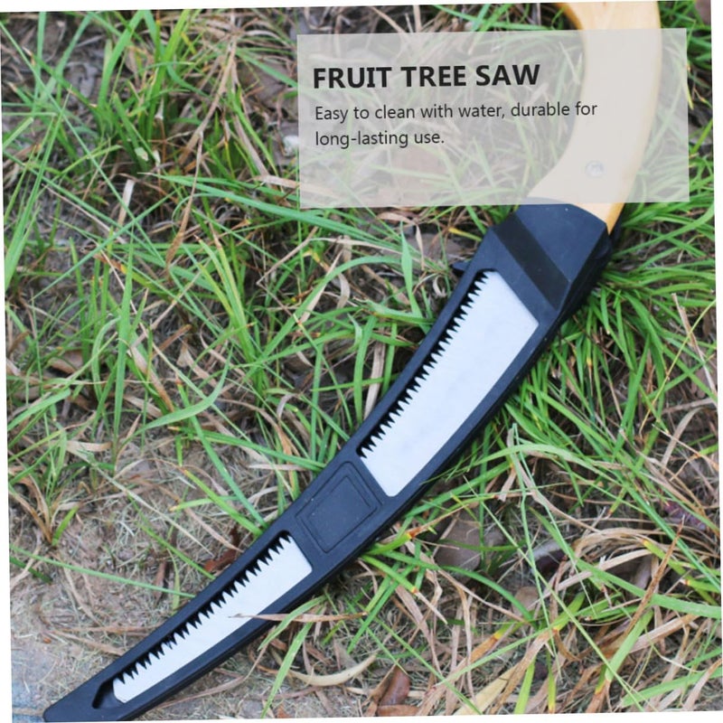 Luxshiny Garden Pruning Saw Hand Saw for Wood Cutting and Fruit Tree Trimming, Household Domestic Gardening Tool Sharp Blade, Suitable for Woodworking and Outdoor Use - Image 3