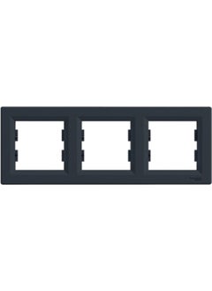 Schneider Electric Schneider Asfora Anthracite Triple Frame Horizontal  - Image 1