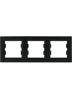 Schneider Electric Schneider Asfora Anthracite Triple Frame Horizontal  - Image 2