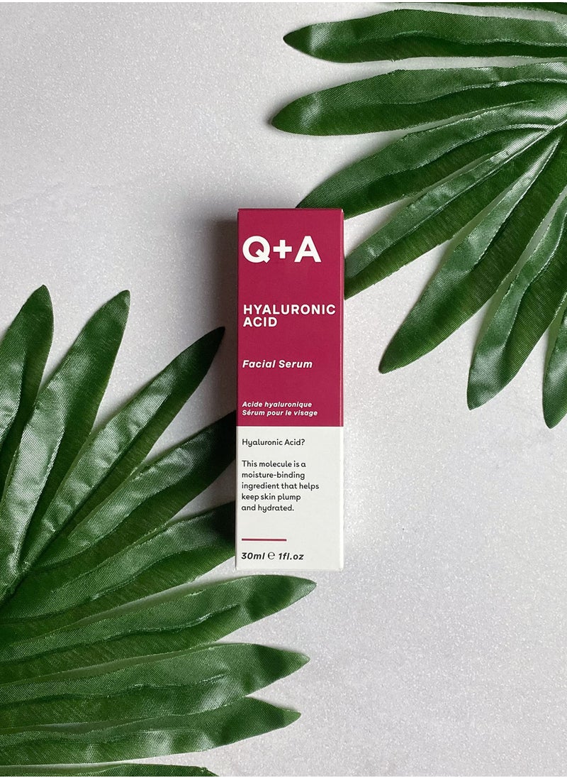 Q+A Hyaluronic Acid Serum For Face Rejuvenates, Moisturizes And Enhances Skin With Anti-Aging And Anti-Wrinkle Properties-30Ml  - Image 3