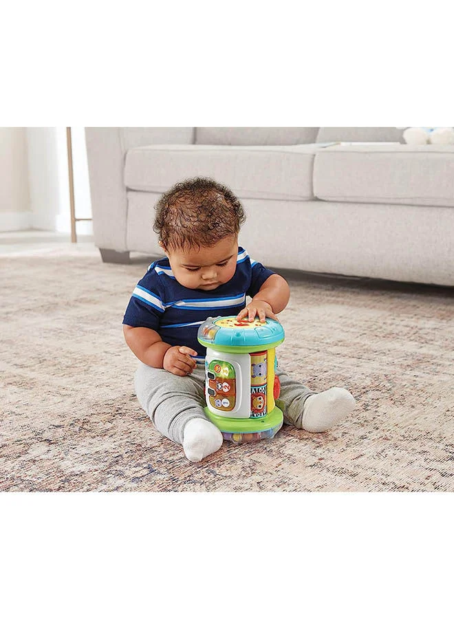 في تك Baby Explore And Discover Roller Interactive Baby Toy With Gears Rollers, Beads, Lights And Music