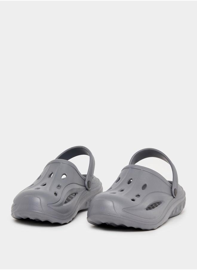 Styli Styli Cut-Out Detail Slip On Clogs  - Image 3
